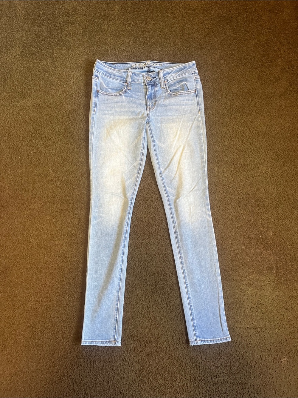 American Eagle Outfitters Light Blue Women's Skinny Jeans Size 4